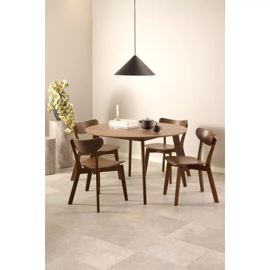 Stół okrągły SOREN fi 120 orzech - Zdjęcie 7