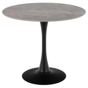 Stół okrągły LAURENT fi 90 szary kamień