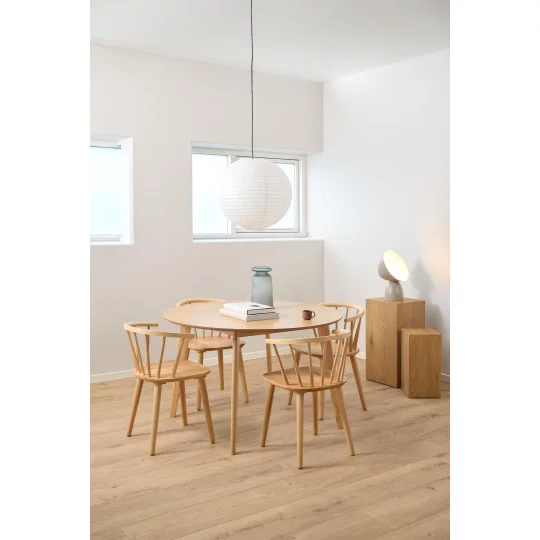 Stół okrągły SOREN fi 120 drewniany - Zdjęcie 7