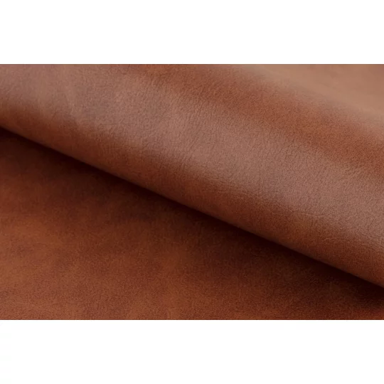 Krzesło biurowe z ekoskóry DORSIA brązowe - Zdjęcie 10