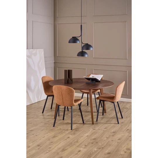 Krzesło tapicerowane SANTOS brązowe - Zdjęcie 10