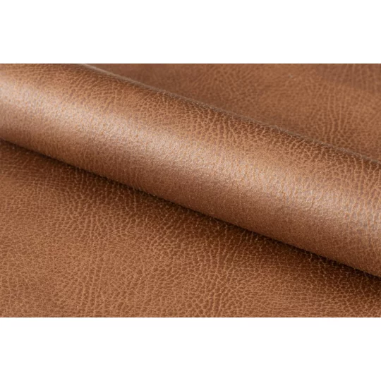 Krzesło z ekoskóry ELIO brązowe - Zdjęcie 9