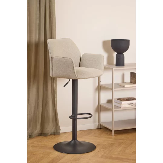 Hoker tapicerowany obrotowy VERMONT beżowy - Zdjęcie 9