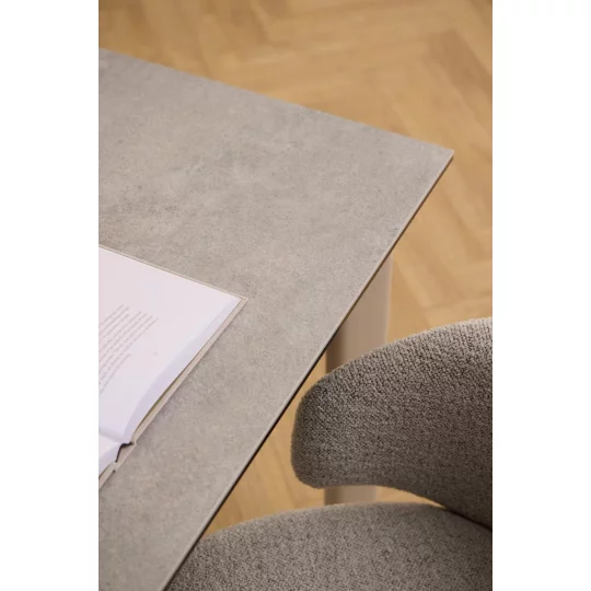 Stół prostokątny IRIS 160x90 szary - Zdjęcie 9