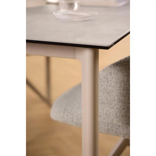 Stół prostokątny IRIS 160x90 szary - Zdjęcie 8