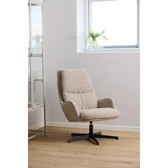 Fotel tapicerowany ARENO beżowy - Zdjęcie 6