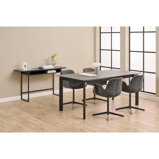 Stół prostokątny rozkładany IRIS 180/240x90 czarny - Zdjęcie 5