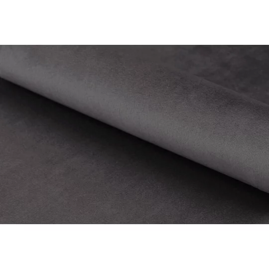 Krzesło tapicerowane EVA ciemnoszary welur - Zdjęcie 9