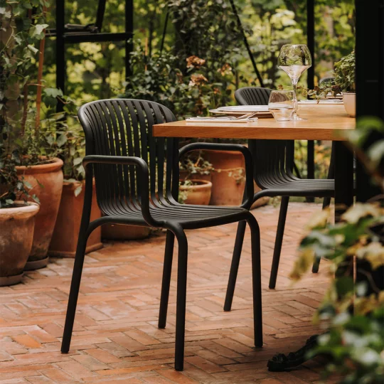 Krzesło ogrodowe z podłokietnikami BRENE - Zdjęcie 10