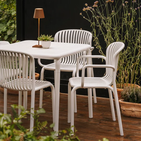 Krzesło ogrodowe z podłokietnikami BRENE - Zdjęcie 12