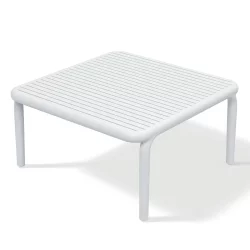 Stolik kawowy ogrodowy BRENE 80 Biały