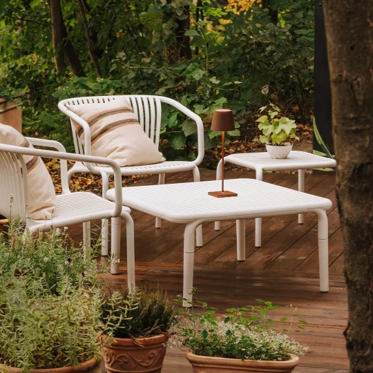 Stolik kawowy ogrodowy BRENE 80 - Zdjęcie 10