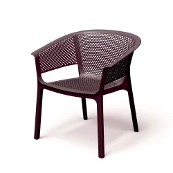 Fotel ogrodowy NEXO Ciemnobrązowy