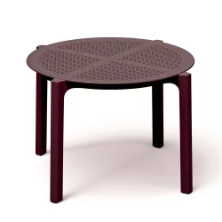 Stolik ogrodowy NEXO 63,5x55 Ciemnobrązowy