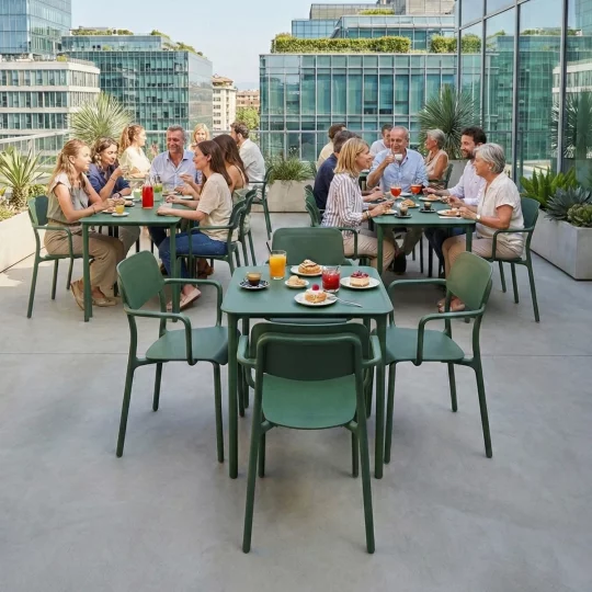 Krzesło ogrodowe z podłokietnikami RIMO - Zdjęcie 16