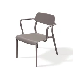 Fotel ogrodowy RIMO Jasnobrązowy