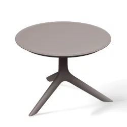 Stolik kawowy ogrodowy RIMO fi 57 Jasnobrązowy