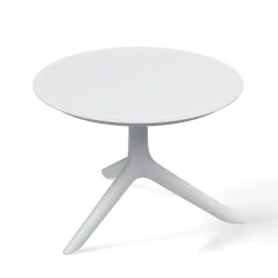 Stolik kawowy ogrodowy RIMO fi 57 Biały