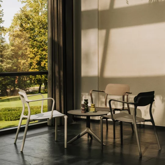 Stolik kawowy ogrodowy RIMO fi 57 - Zdjęcie 4