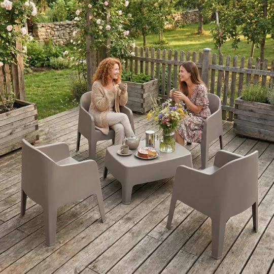 Stolik kawowy ogrodowy MILANE 79x59 - Zdjęcie 2