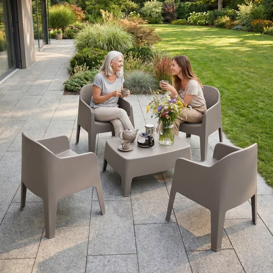 Stolik kawowy ogrodowy MILANE 79x59 - Zdjęcie 4