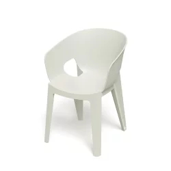 Krzesło ogrodowe z podłokietnikami PREMO FIVE Ecru