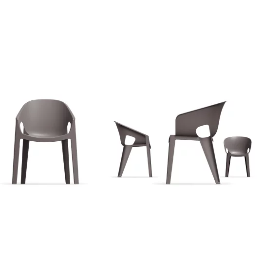 Krzesło ogrodowe z podłokietnikami PREMO FIVE - Zdjęcie 2