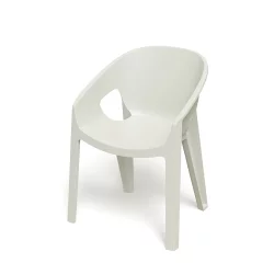 Krzesło ogrodowe z podłokietnikami PREMO SIX Ecru