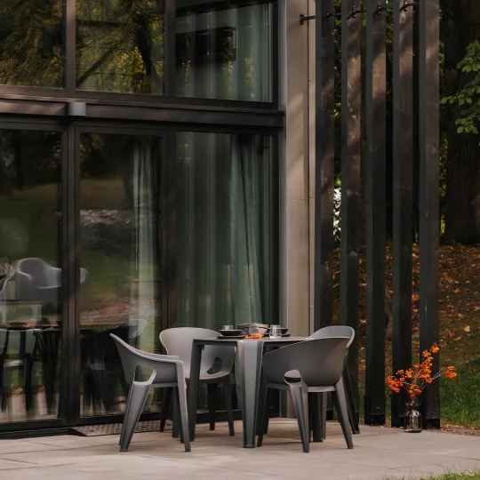 Krzesło ogrodowe z podłokietnikami PREMO SEVEN - Zdjęcie 2