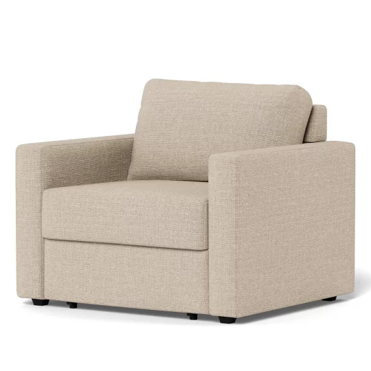 Fotel rozkładany FLUX beżowy