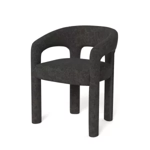 Krzesło tapicerowane BERY antracytowe