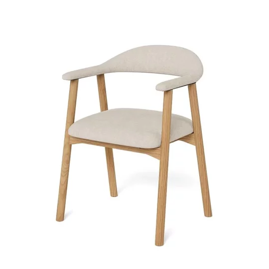 Krzesło tapicerowane SONA ecru