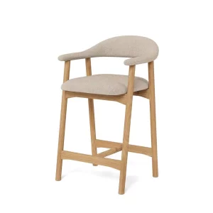 Hoker tapicerowany SONA beżowy