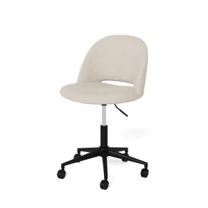 Krzesło biurowe tapicerowane KORT beżowe