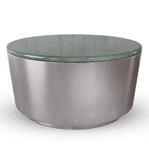 Stolik kawowy RASCAL fi 80 metalowy/zielony