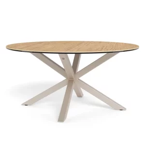 Stolik kawowy okrągły RITA fi 82 drewniany