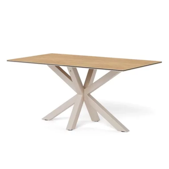 Stół RITA 160x90 drewniany - beżowa noga