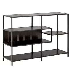 Regał ZAKARIA 114x35 czarny