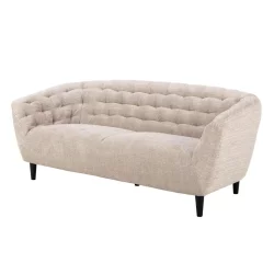 Sofa pikowana trzyosobowa SORA beżowa