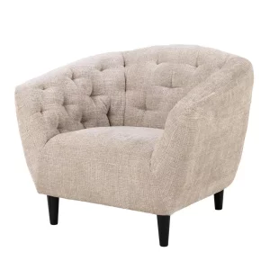 Fotel tapicerowany SORA beżowy