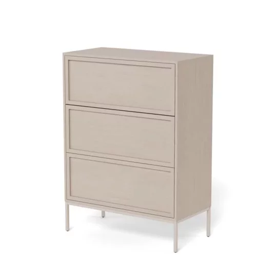 Szafka z szufladami DANTE 80x40 beżowa