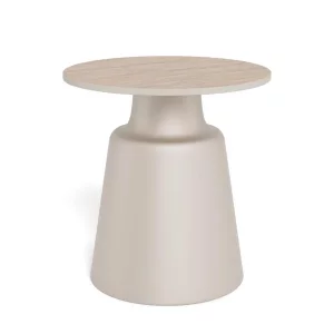 Stolik kawowy MILOS fi 45 beżowy