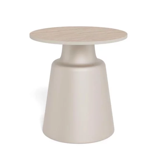 Stolik kawowy MILOS fi 45 beżowy