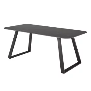 Stół prostokątny MALAVI 180x90 czarny