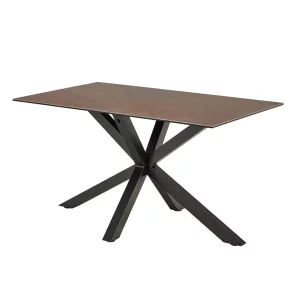 Stół prostokątny RITA 135x80 brązowy