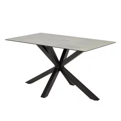 Stół prostokątny RITA 135x80 szary