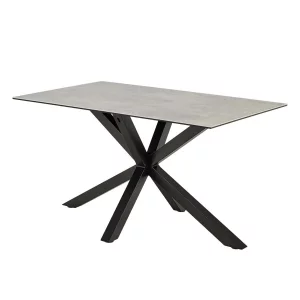 Stół prostokątny RITA 135x80 szary