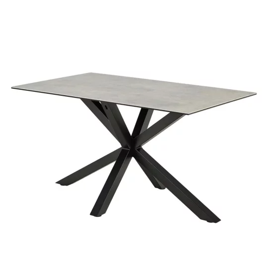 Stół prostokątny RITA 135x80 szary