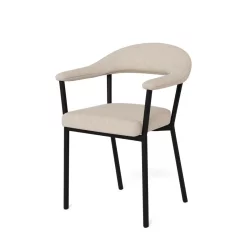 Krzesło tapicerowane CORDA beżowe