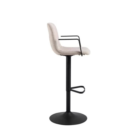 Hoker tapicerowany MEDELLIN beżowy - Zdjęcie 4